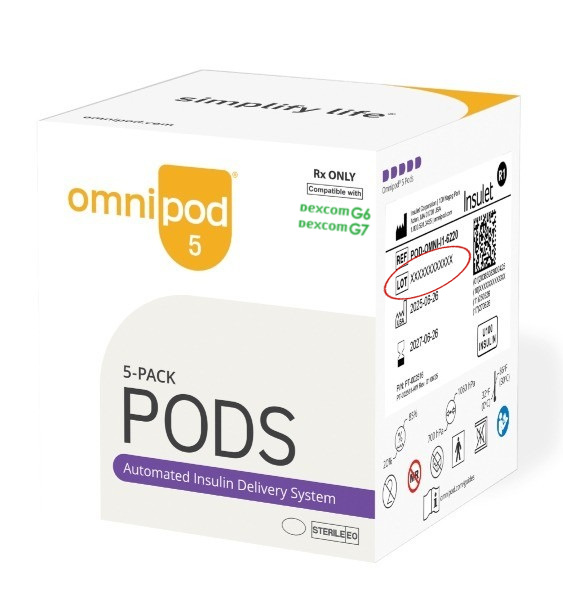 Omnipod 5 Pods Recall 2026 insulin pump safety alert
