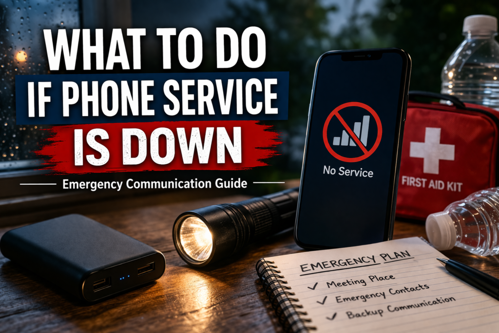 What to do if phone service is down emergency communication guide