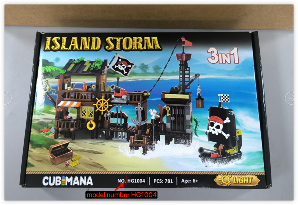 Cubimana Island Storm building set recall battery ingestion hazard