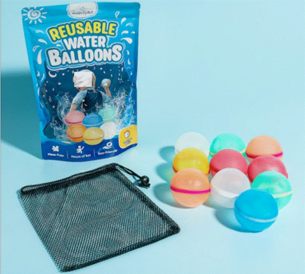 TheKiddoSpace reusable water balloons recall due to phthalate exposure risk