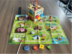 ATOYUS activity cube recall packaging label small parts hazard identification