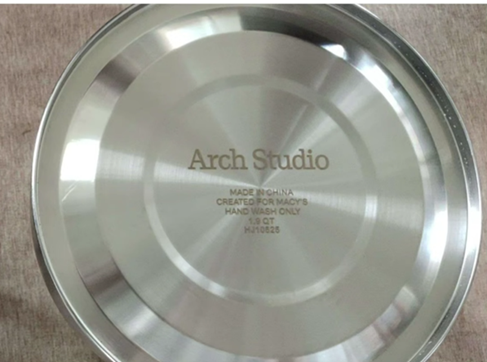 stainless steel tea kettle recall Arch Studio handle design burn hazard risk