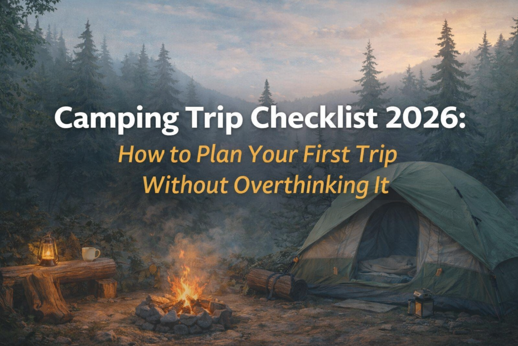 Camping Trip Checklist 2026 how to plan your first camping trip
