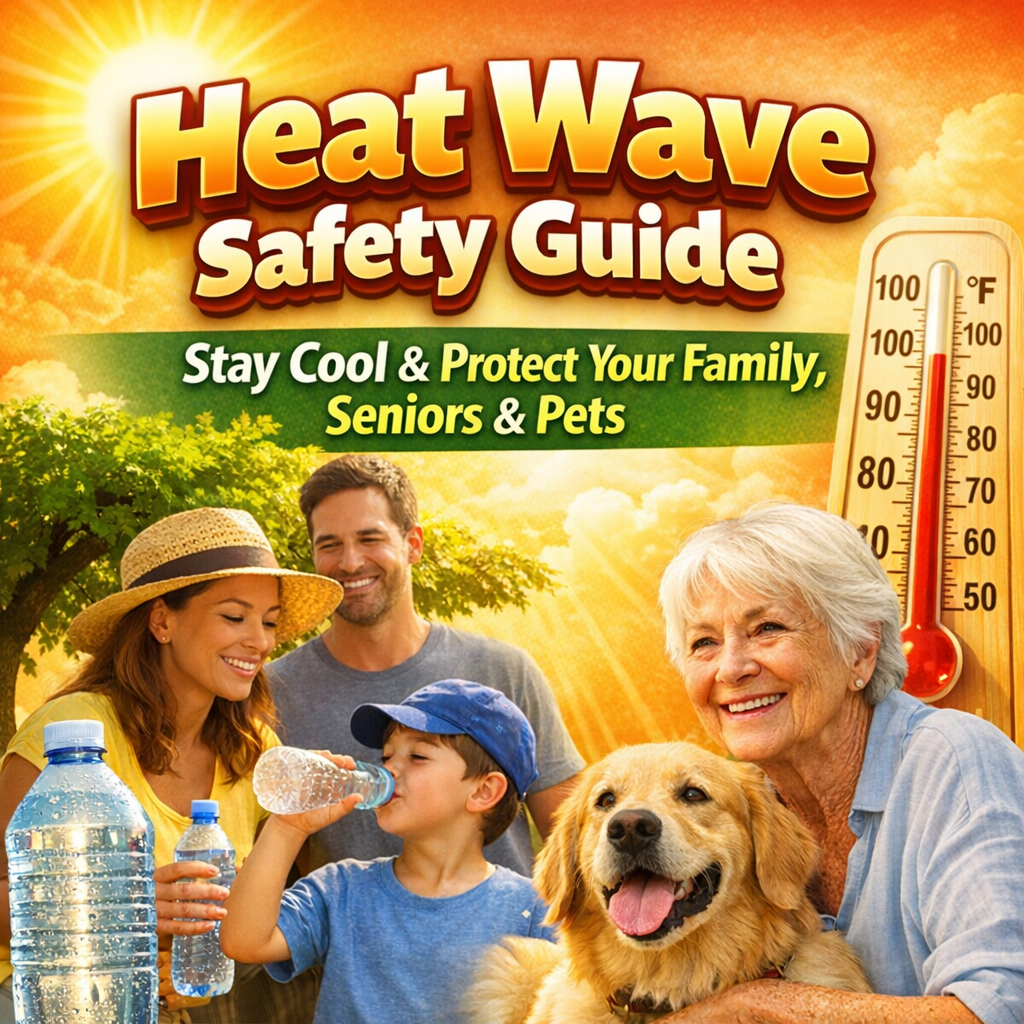 heat wave safety guide stay cool protect family seniors pets extreme heat