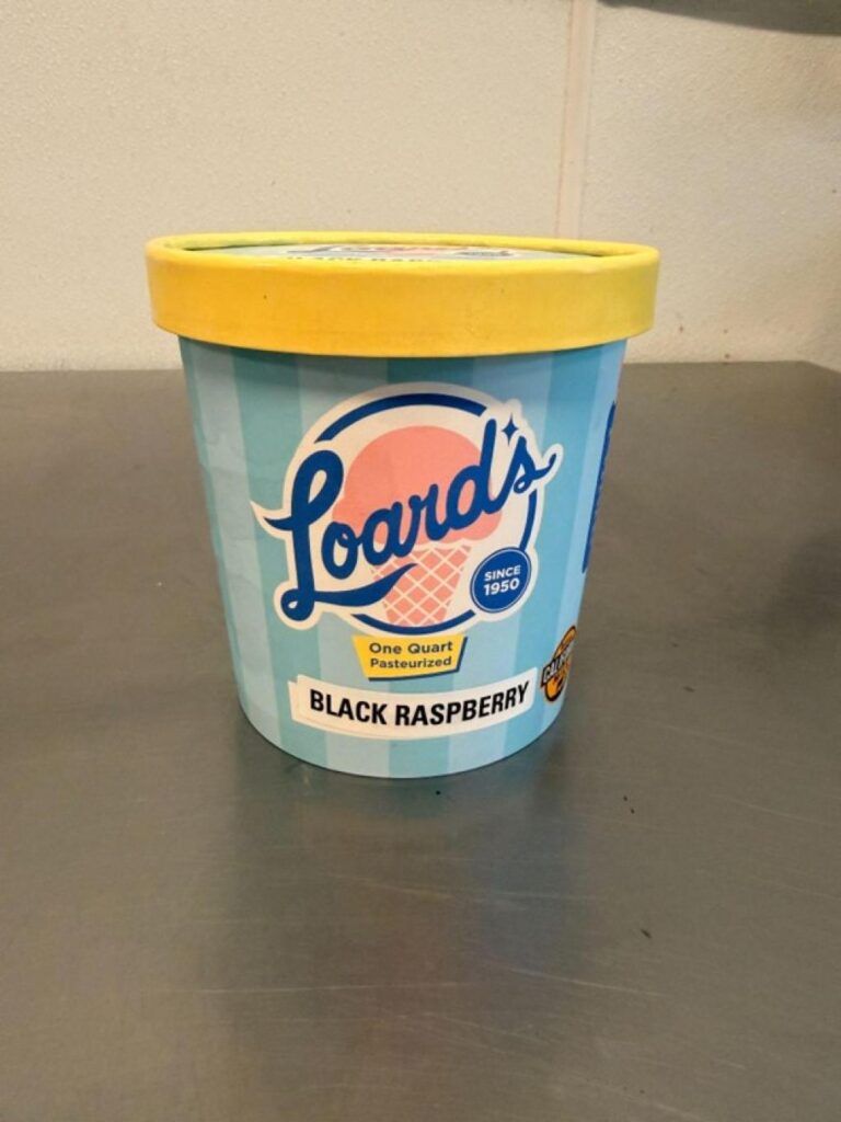 Loards banana ice cream recall allergen labeling issue