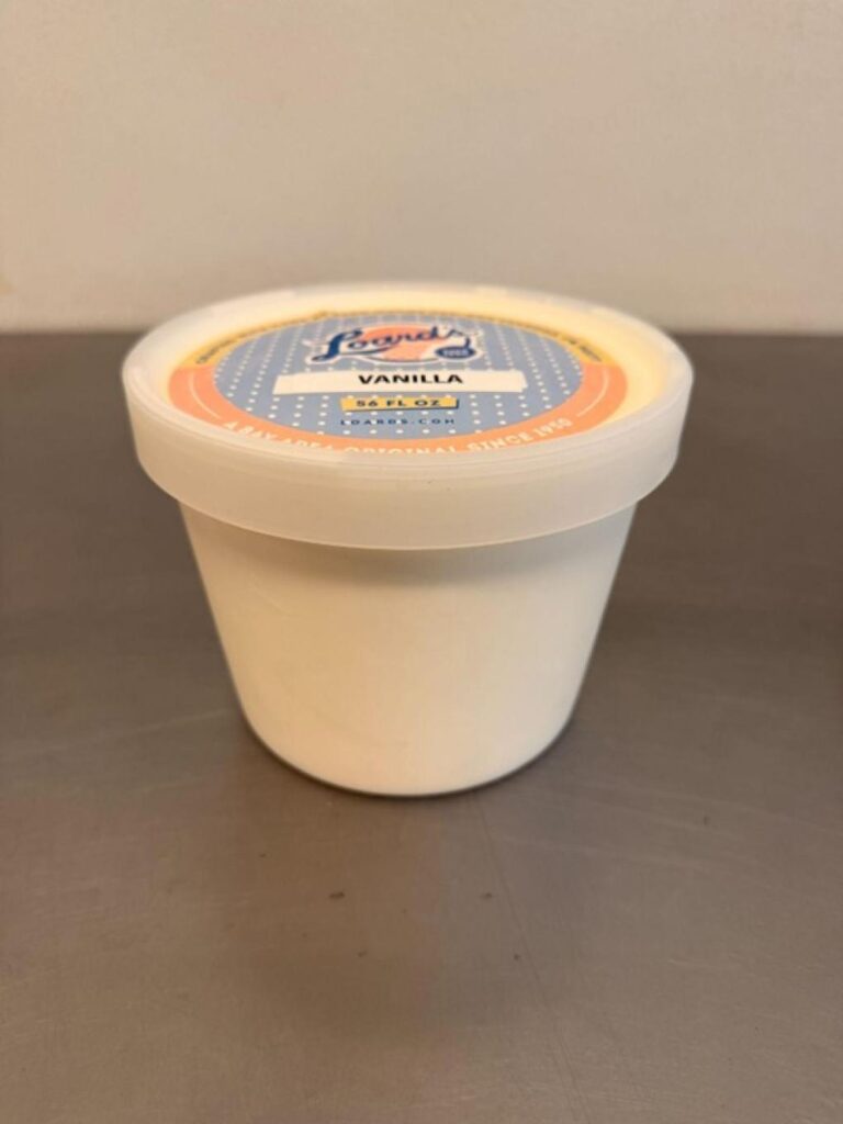 Loards vanilla ice cream recall container undeclared allergens risk
