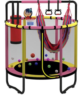 mini round toddler trampoline recall colorful play equipment with enclosure net hazard