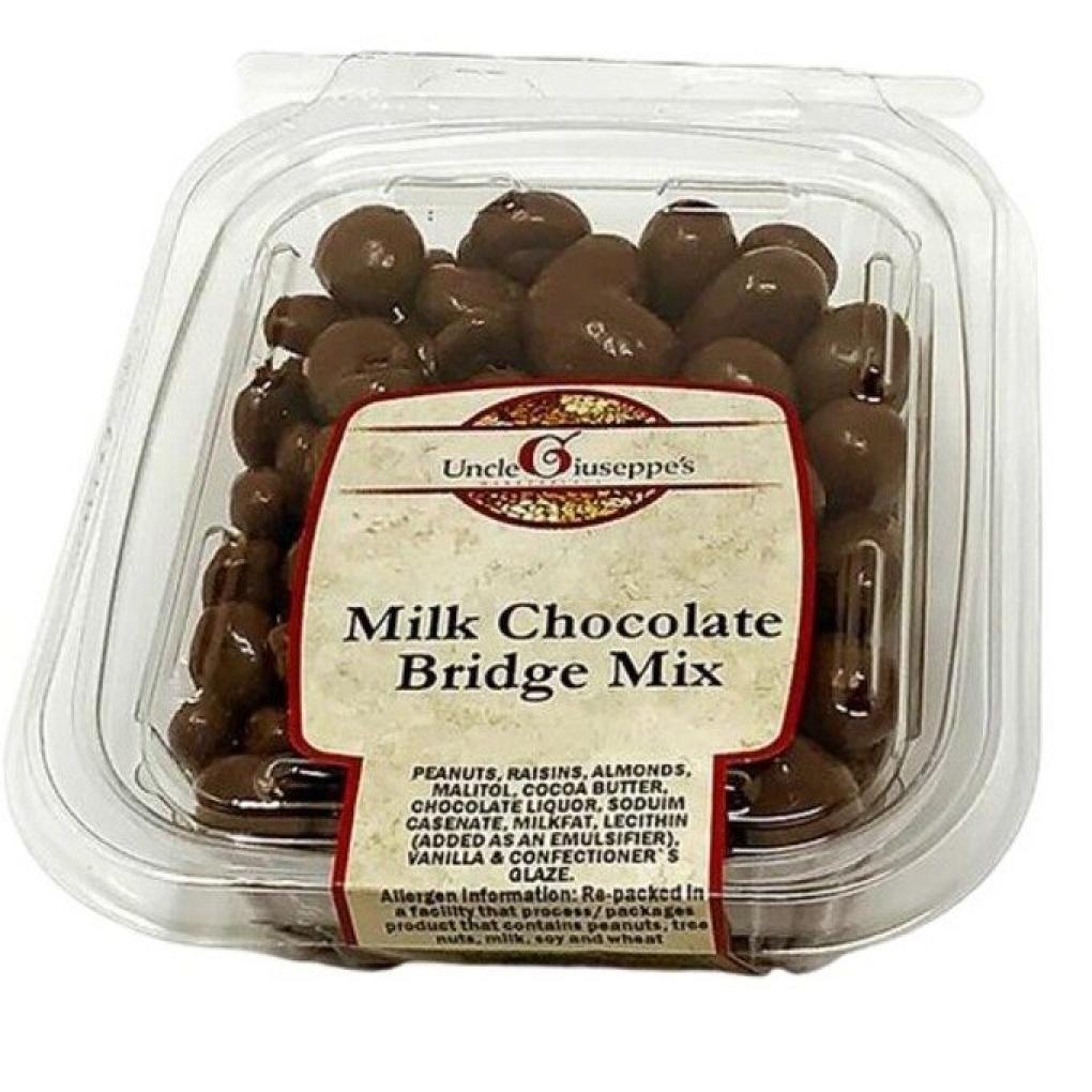 Uncle Giuseppe’s Chocolate Recall Milk Chocolate Bridge Mix recalled for undeclared milk soy and cashew allergy risk