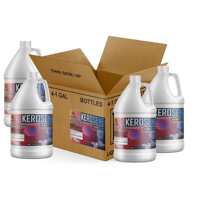 Alliance Chemical recalled 1-K Kerosene Heater Fluid multi-pack case image showing gallon containers included in portable fuel container recall