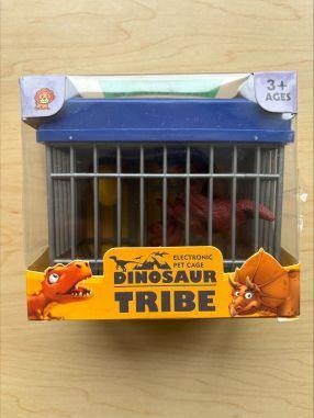 ABC Trading toy recall image showing dinosaur toy in gray and blue cage packaging