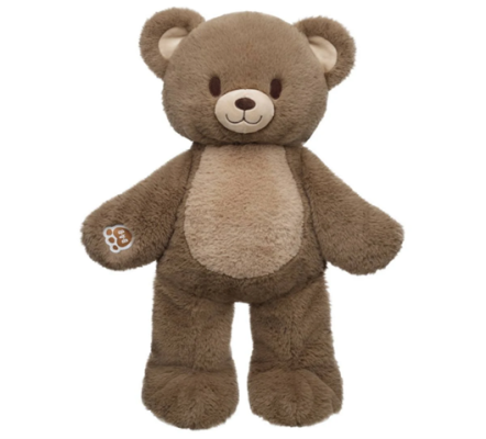 Build-A-Bear Heartwarming Hugs Bear standing front view recalled due to detachable zipper slider choking hazard
