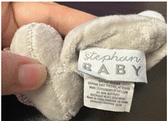 Stephan Baby Boo Bunnie and Friends recalled toy collection showing plush animal cooling comfort toys affected by choking and laceration hazard recall