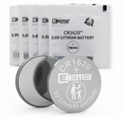 Recalled EEMB CR1620 lithium coin battery package subject to child safety recall