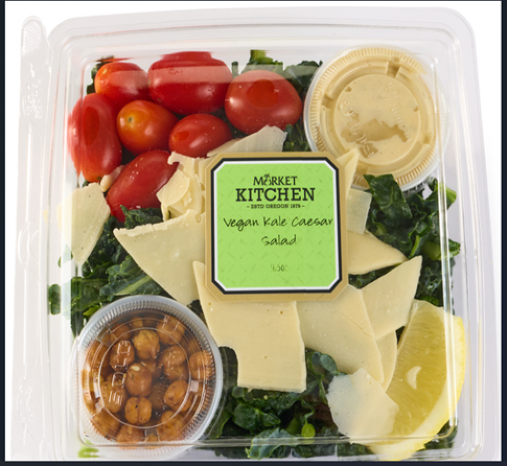 Packaged Market of Choice Vegan Kale Caesar Salad included in Salad Recall 2026