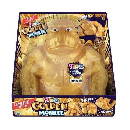 Orb Funkee Squeeze Toys recall Gold Jumbo Monkee packaging model 17451