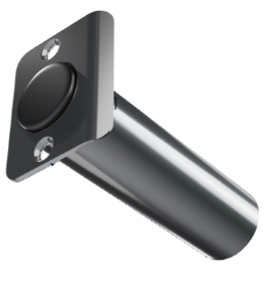 Installed StrikeLock hoistway door locking device on residential elevator landing door involved in Home Elevator Recall 2026