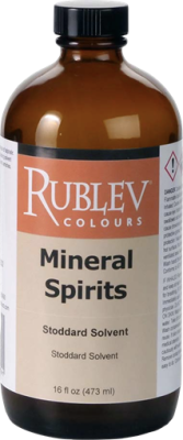 Rublev Colours Mineral Spirits bottle included in CPSC recall for child poisoning hazard due to non-child-resistant packaging