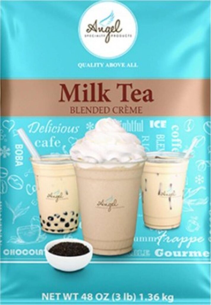 SKS Copack recall image of Angel Specialty Products Milk Tea Blended Creme beverage mix
