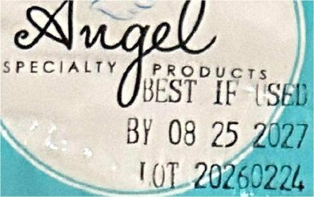 SKS Copack recall lot code example showing where to check the back of recalled beverage mix packaging