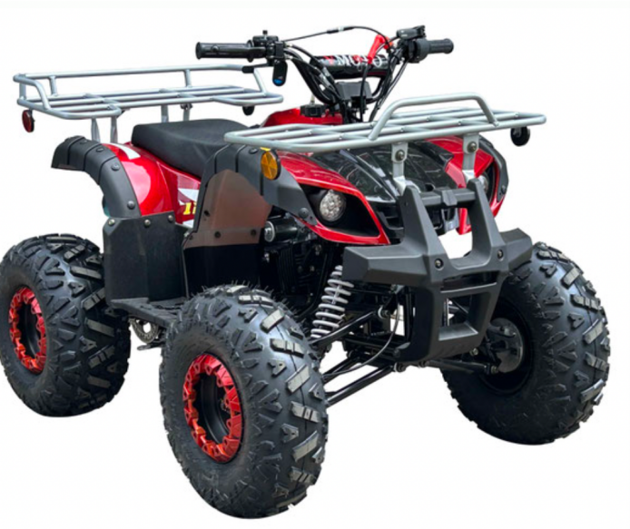 Lil Pick Up ATV recall showing a recalled Sierra 125U youth ATV sold in multiple colors due to crash, collision, and burn hazards