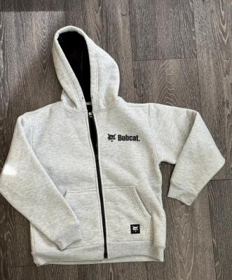 Gray Bobcat youth hooded sweatshirt recalled due to dangerous neck drawstring strangulation hazard
